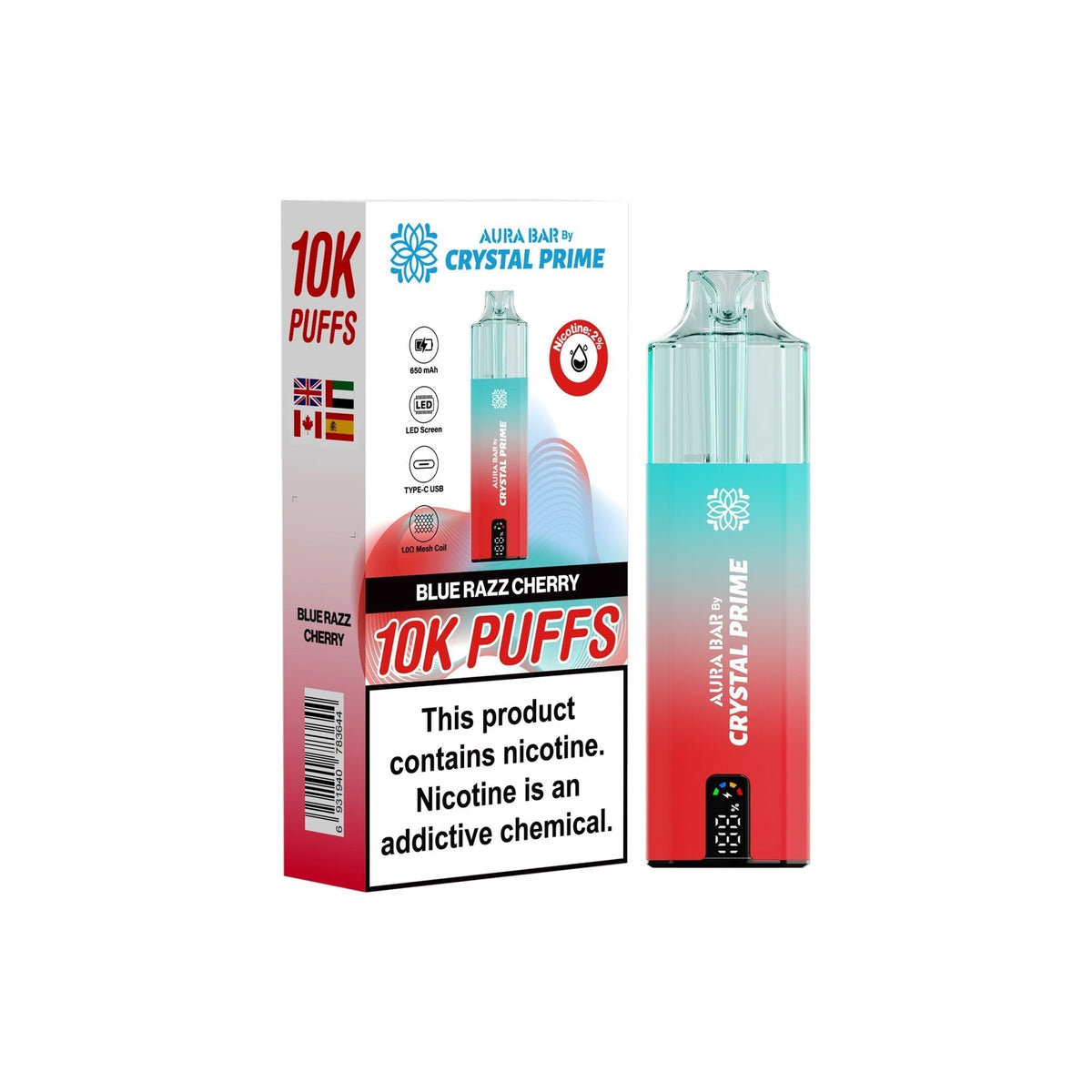 Crystal Prime 10000 Prefilled Pod Vape Kit - Clouds Vapes