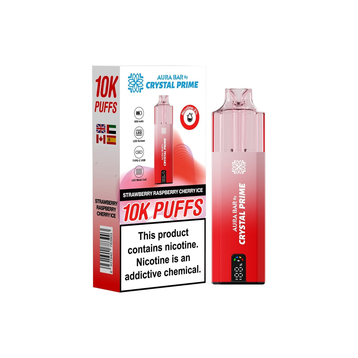 Crystal Prime 10000 Prefilled Pod Vape Kit - Clouds Vapes