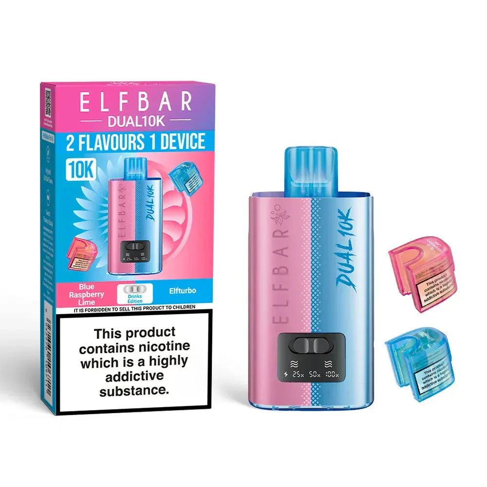 Elf Bar Dual 10K Disposable 2 in 1 Vape - Clouds Vapes