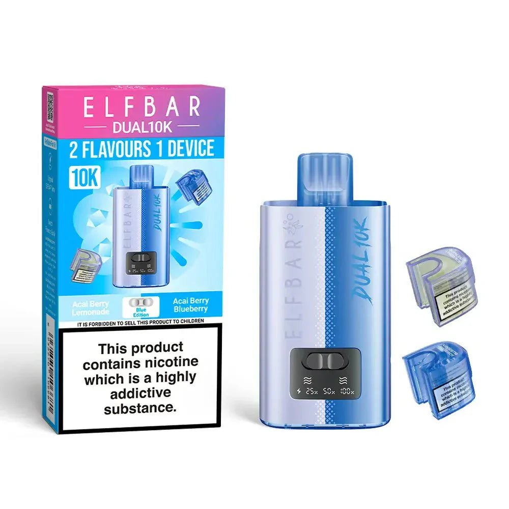 Elf Bar Dual 10K Disposable 2 in 1 Vape - Clouds Vapes