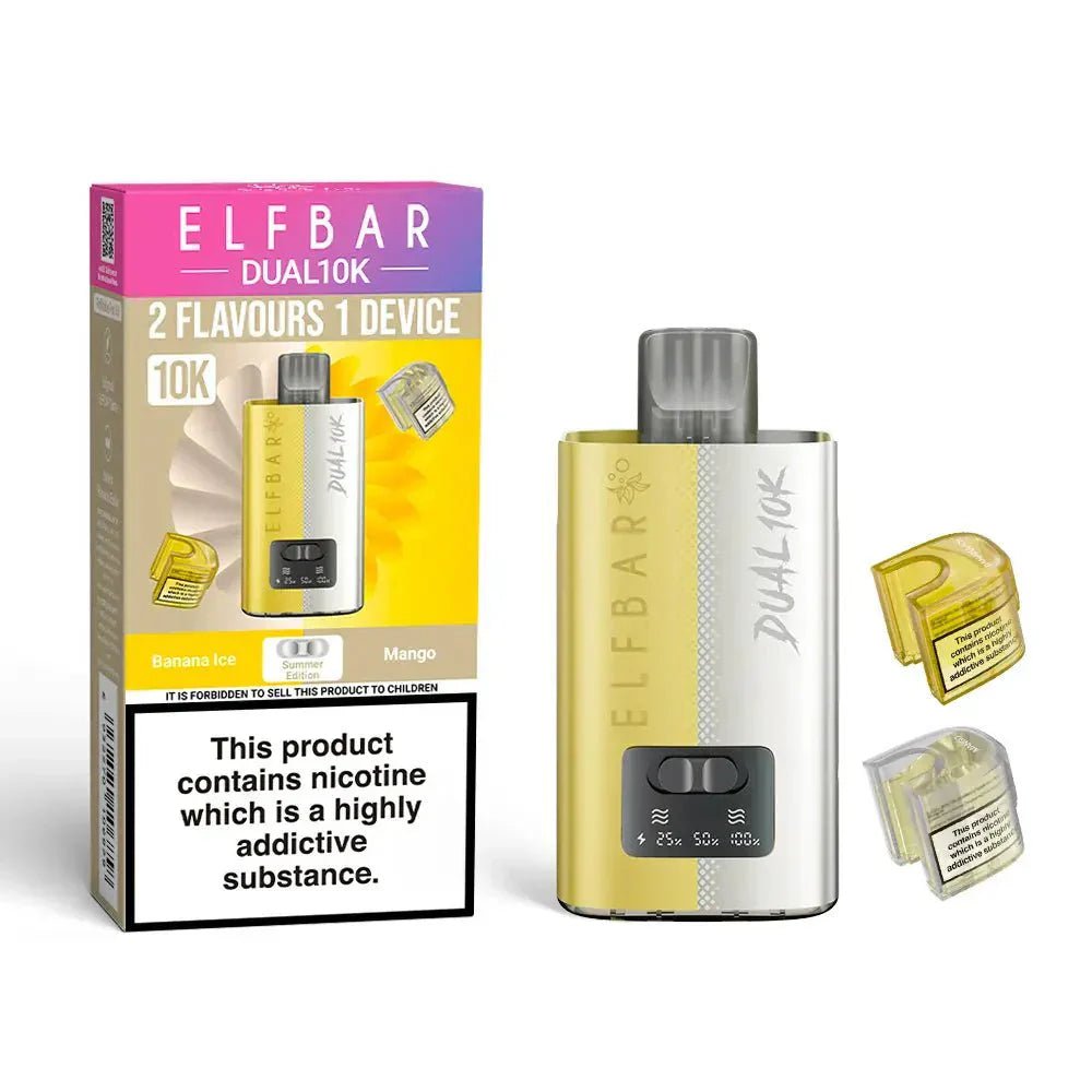 Elf Bar Dual 10K Disposable 2 in 1 Vape - Clouds Vapes