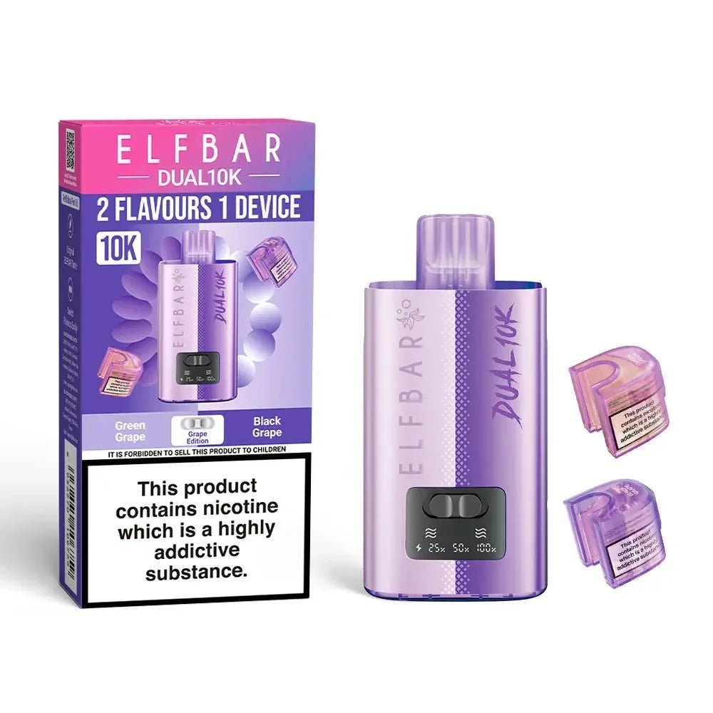 Elf Bar Dual 10K Disposable 2 in 1 Vape - Clouds Vapes