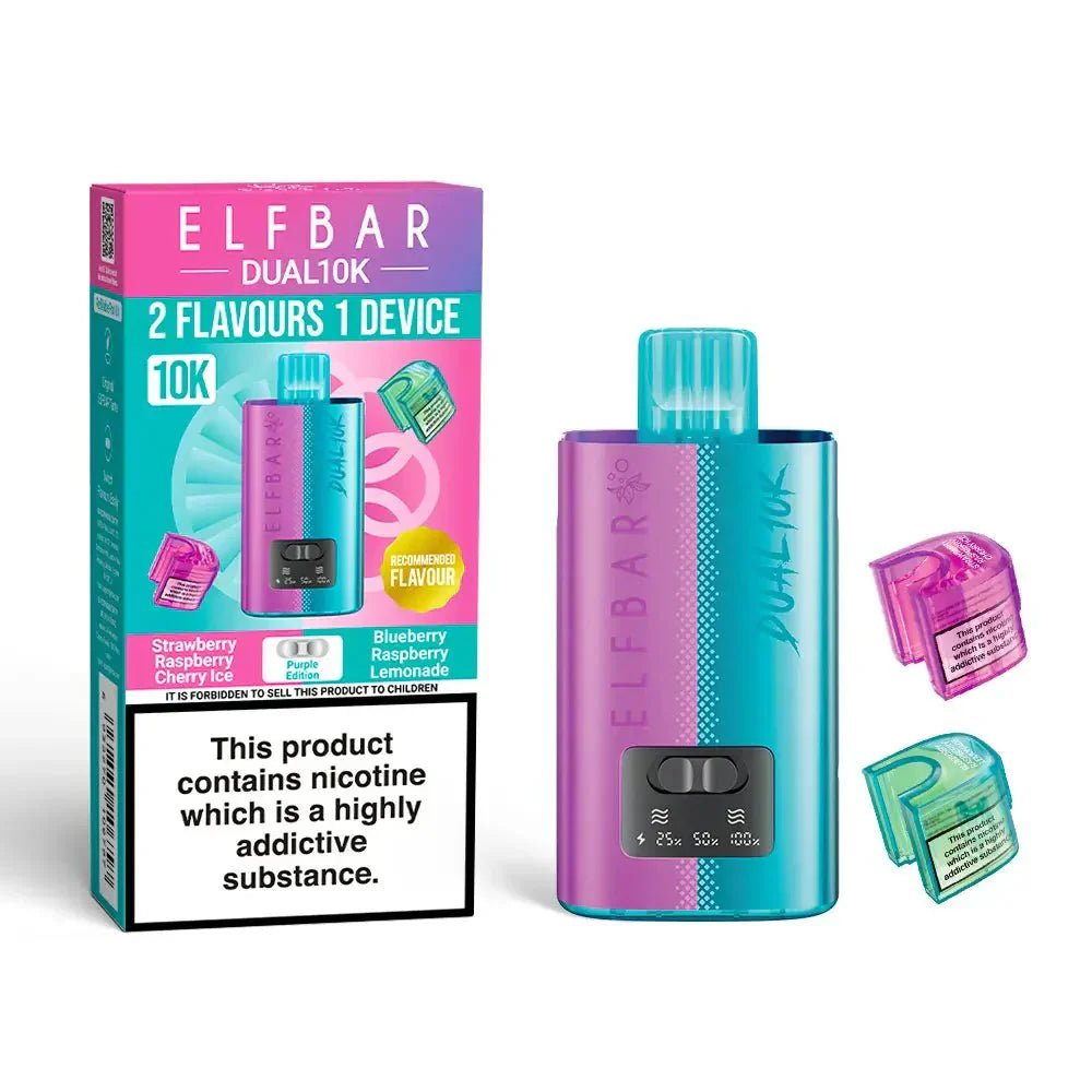 Elf Bar Dual 10K Disposable 2 in 1 Vape - Clouds Vapes