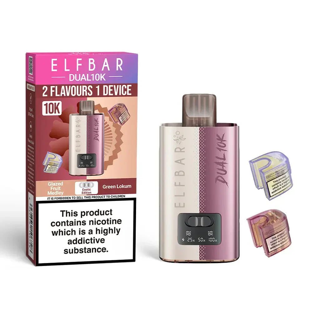 Elf Bar Dual 10K Disposable 2 in 1 Vape - Clouds Vapes