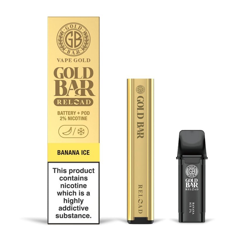 Gold Bar Reloaded Pod System Kit - Clouds Vapes