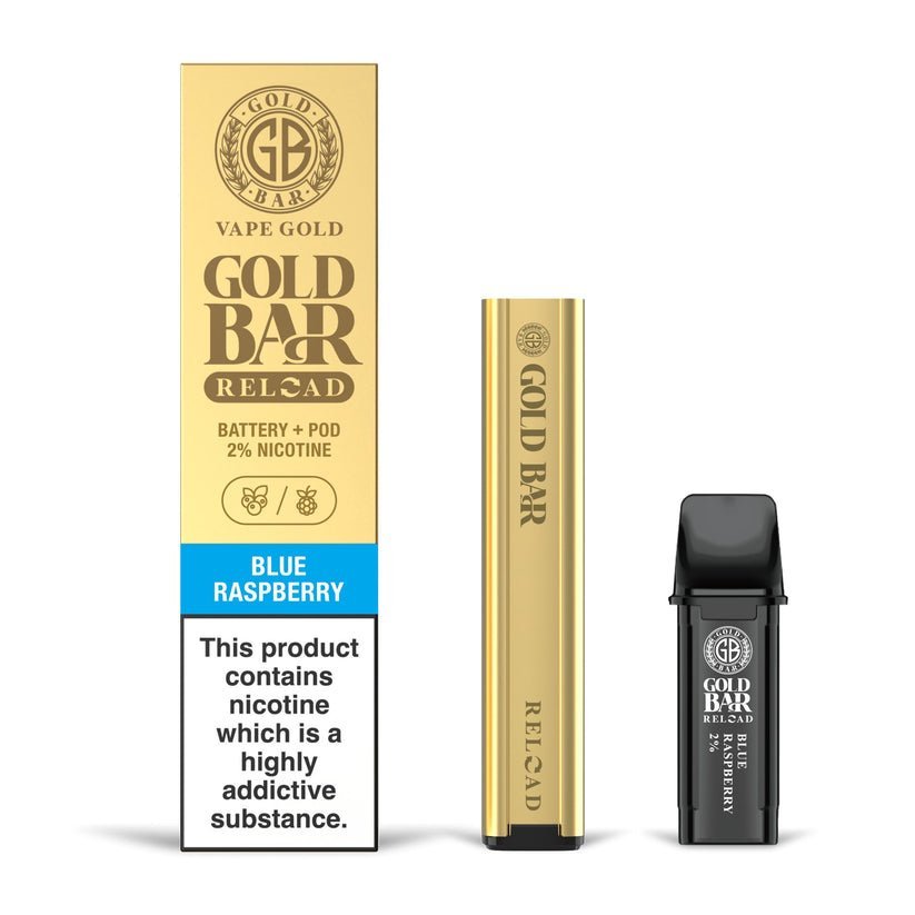 Gold Bar Reloaded Pod System Kit - Clouds Vapes