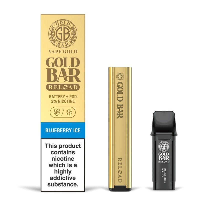 Gold Bar Reloaded Pod System Kit - Clouds Vapes