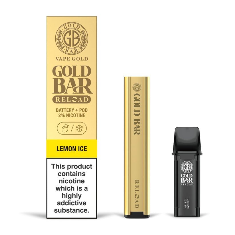 Gold Bar Reloaded Pod System Kit - Clouds Vapes