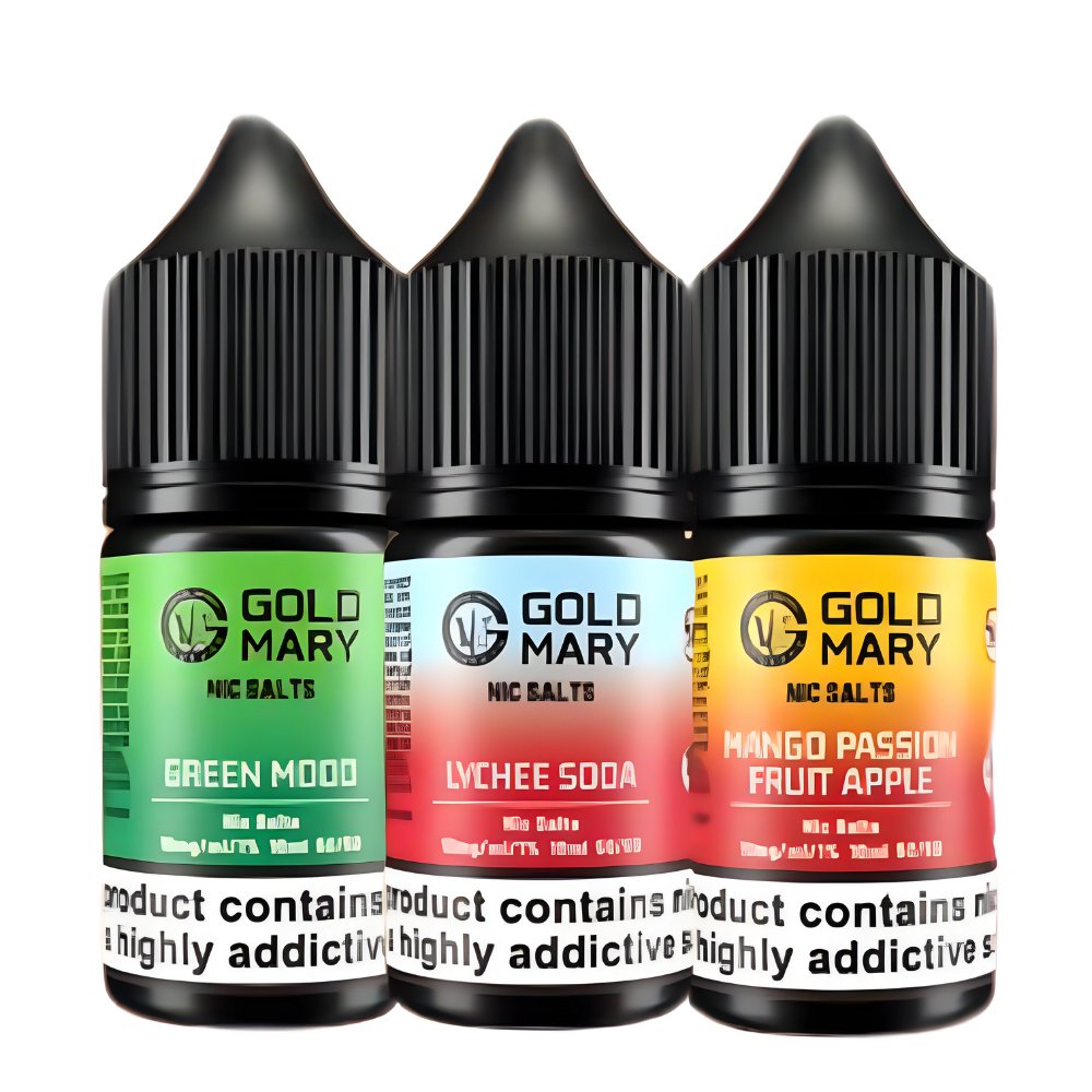 Gold Mary Nic Salts 10ml E-liquids Box of 10 - Clouds Vapes