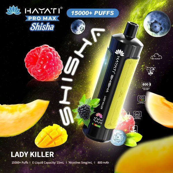 Hayati Pro Max Shisha 15000 Disposable Vape - Clouds Vapes