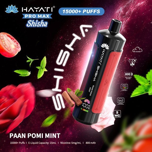 Hayati Pro Max Shisha 15000 Disposable Vape - Clouds Vapes