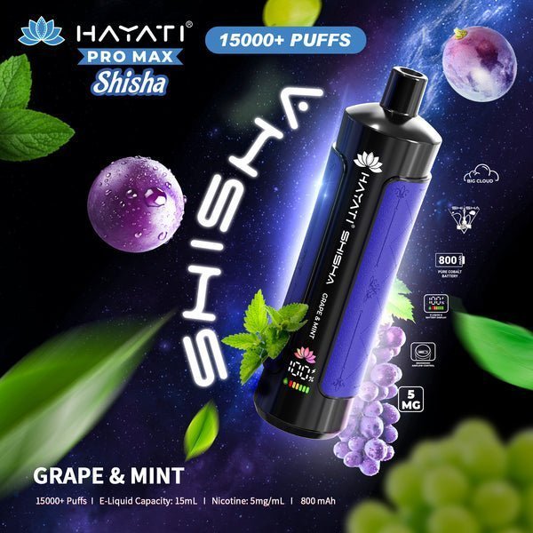 Hayati Pro Max Shisha 15000 Disposable Vape - Clouds Vapes