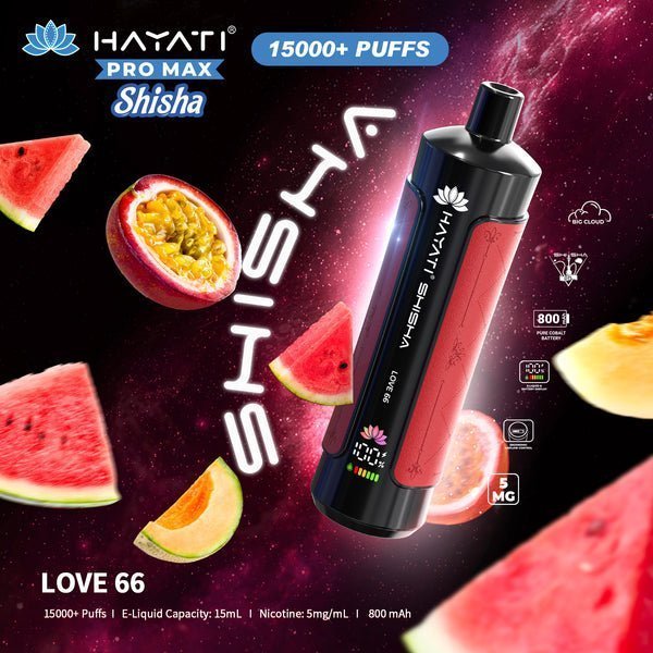 Hayati Pro Max Shisha 15000 Disposable Vape - Clouds Vapes