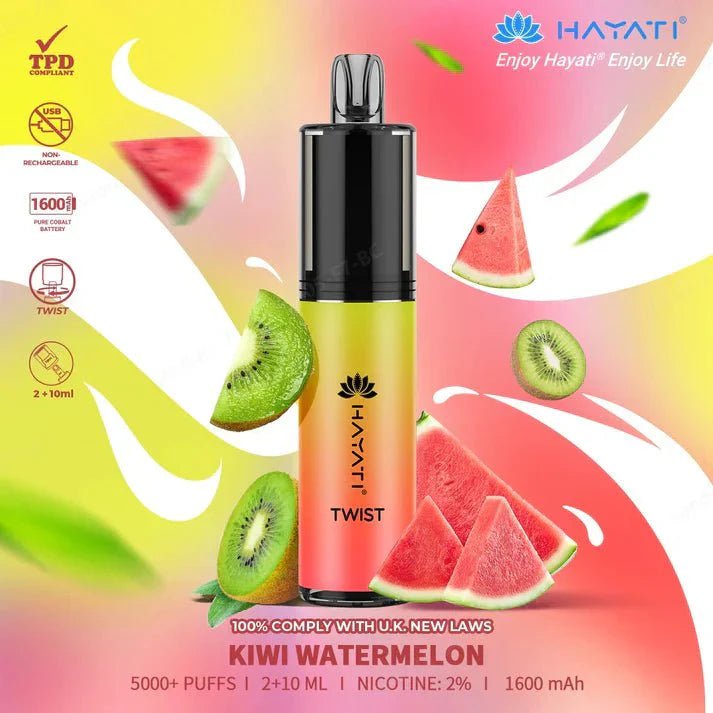 Hayati Twist 5000 Puffs Disposable Vape - Clouds Vapes