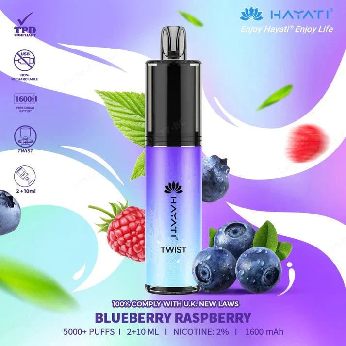 Hayati Twist 5000 Puffs Disposable Vape - Clouds Vapes