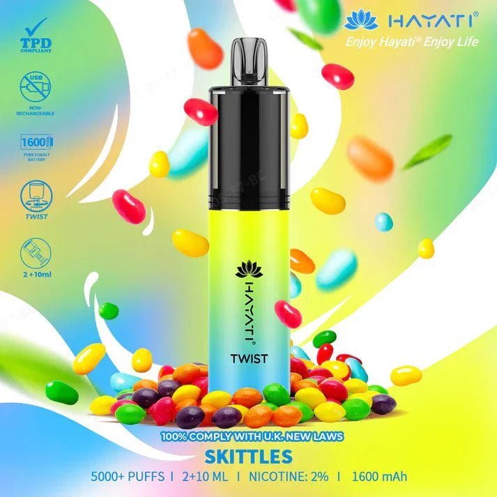 Hayati Twist 5000 Puffs Disposable Vape - Clouds Vapes