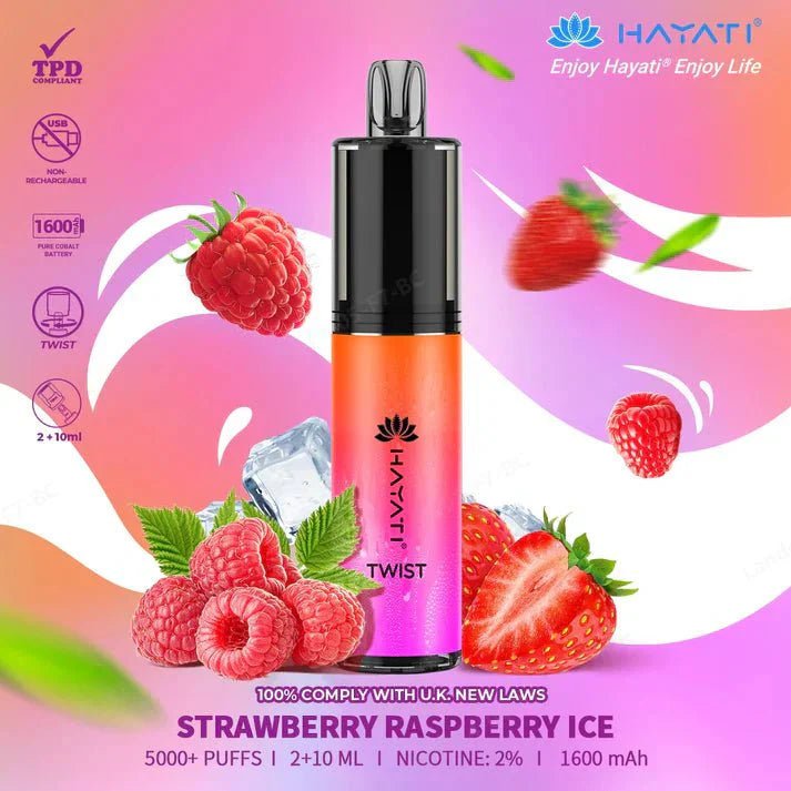 Hayati Twist 5000 Puffs Disposable Vape - Clouds Vapes