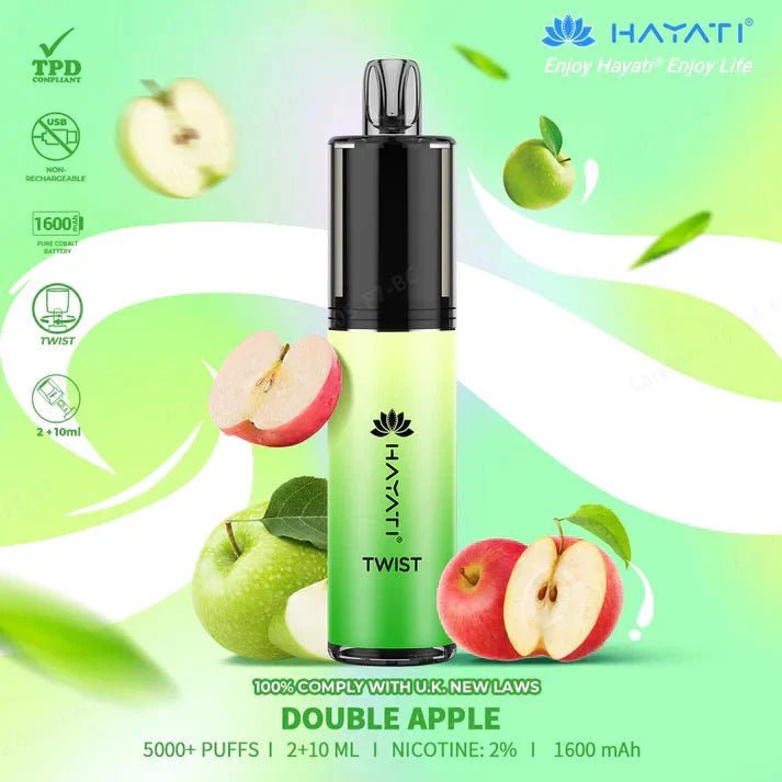 Hayati Twist 5000 Puffs Disposable Vape - Clouds Vapes