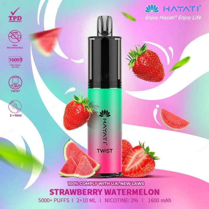 Hayati Twist 5000 Puffs Disposable Vape - Clouds Vapes