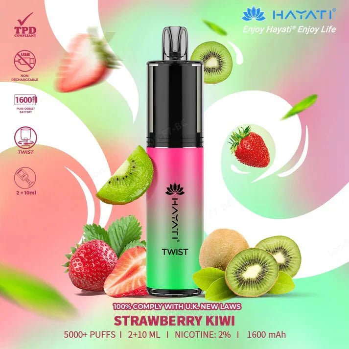 Hayati Twist 5000 Puffs Disposable Vape - Clouds Vapes