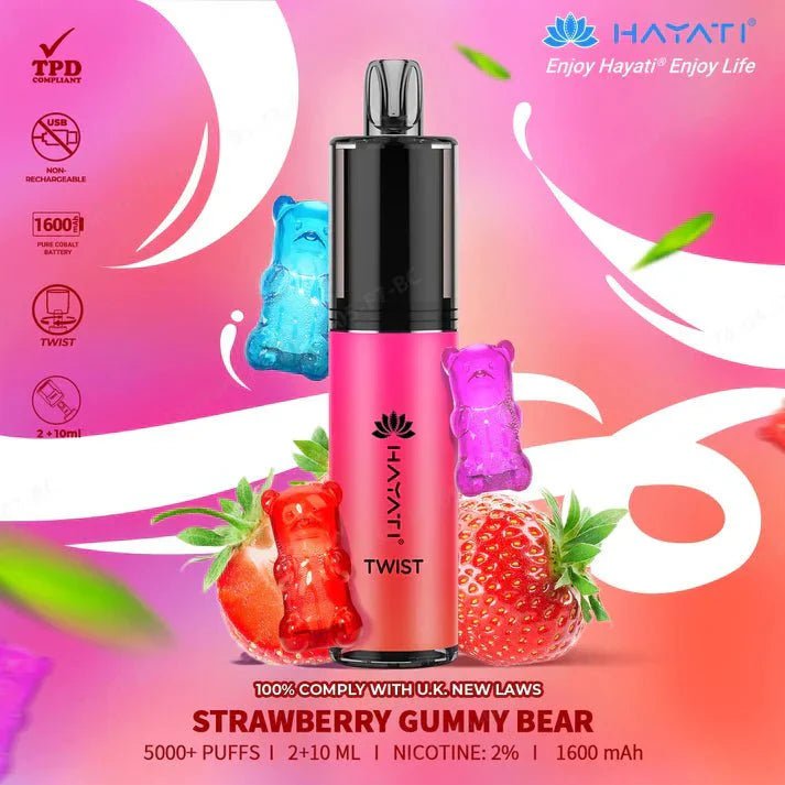 Hayati Twist 5000 Puffs Disposable Vape - Clouds Vapes