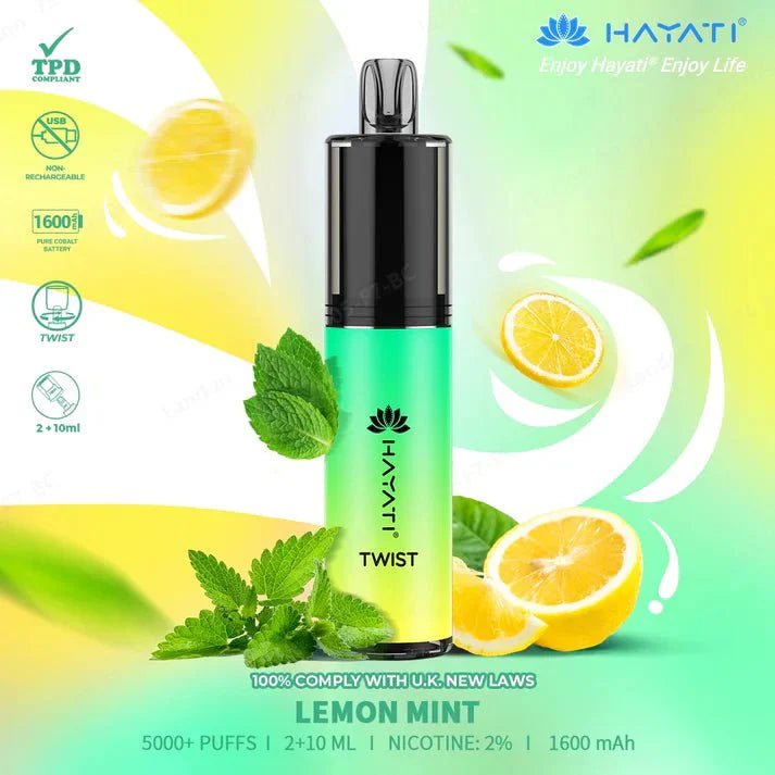 Hayati Twist 5000 Puffs Disposable Vape - Clouds Vapes