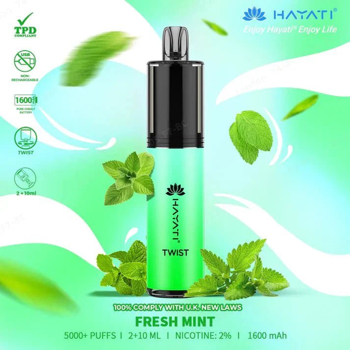 Hayati Twist 5000 Puffs Disposable Vape - Clouds Vapes