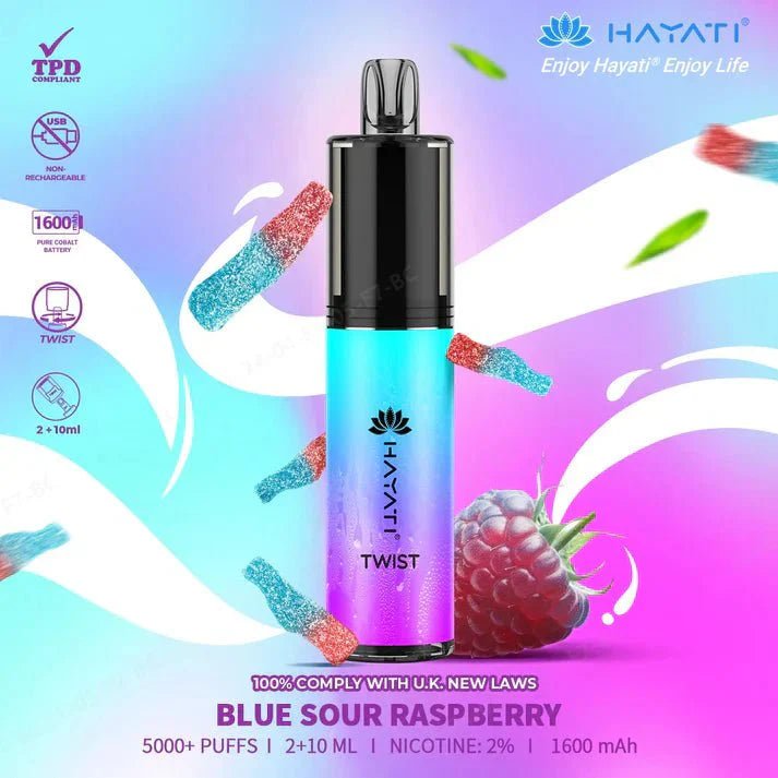 Hayati Twist 5000 Puffs Disposable Vape - Clouds Vapes