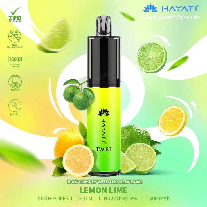 Hayati Twist 5000 Puffs Disposable Vape - Clouds Vapes