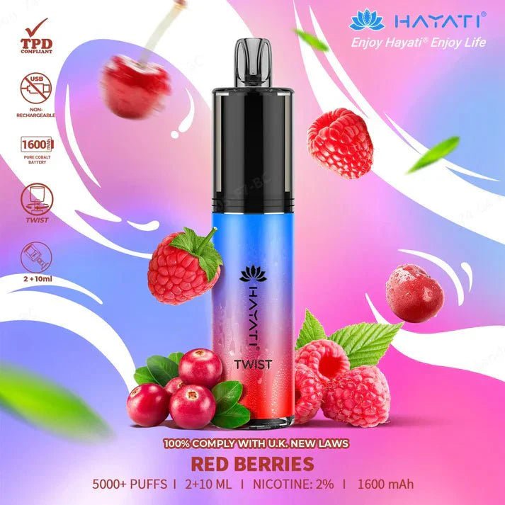 Hayati Twist 5000 Puffs Disposable Vape - Clouds Vapes