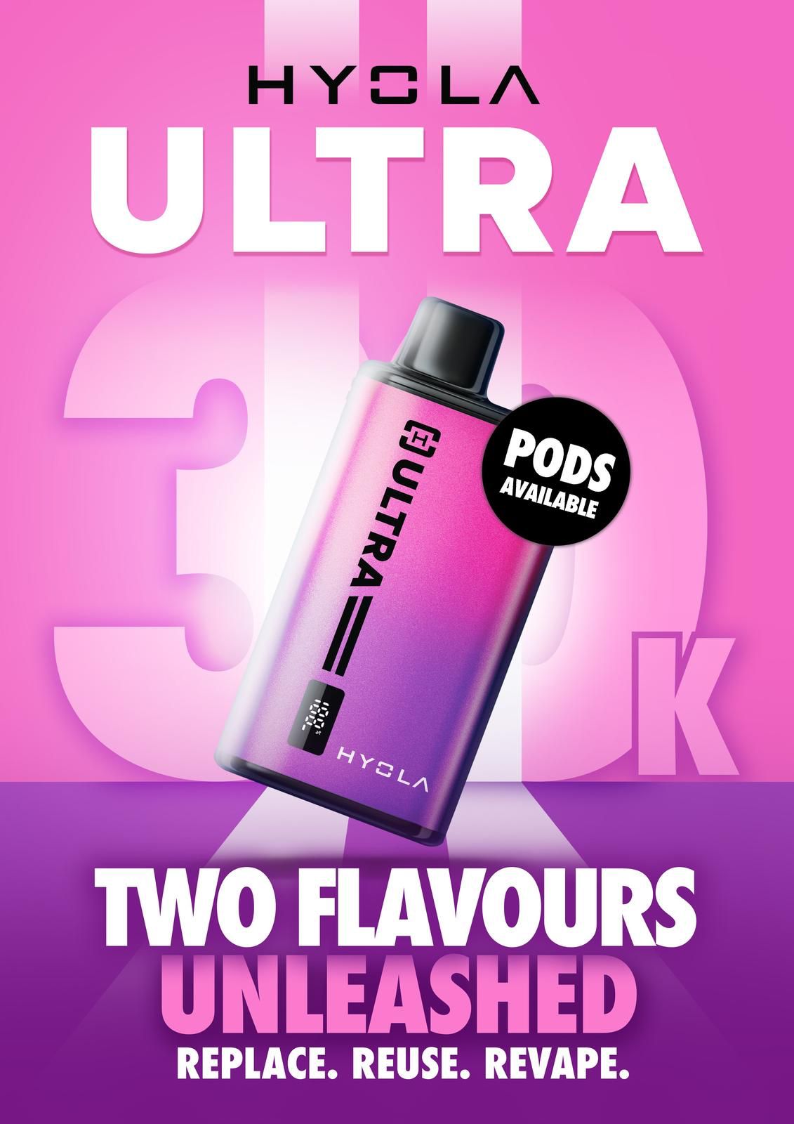Hyola Ultra 30k Prefilled Pod Vape Kit - Clouds Vapes