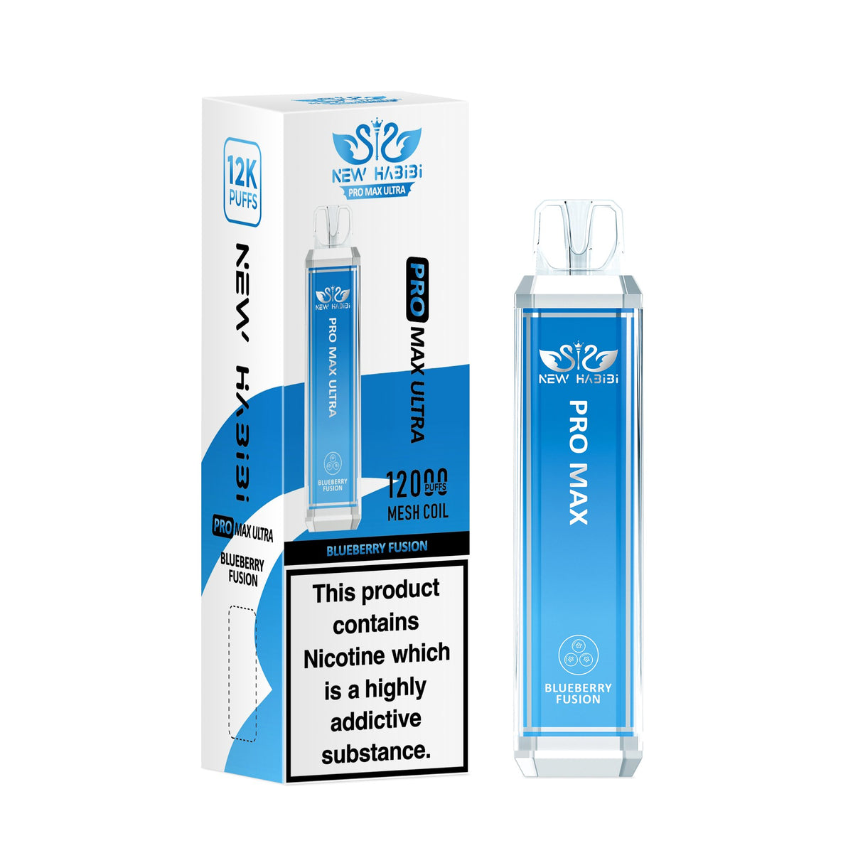 New Habibi Pro Max Ultra 12000 Puffs Disposable Vape - Clouds Vapes