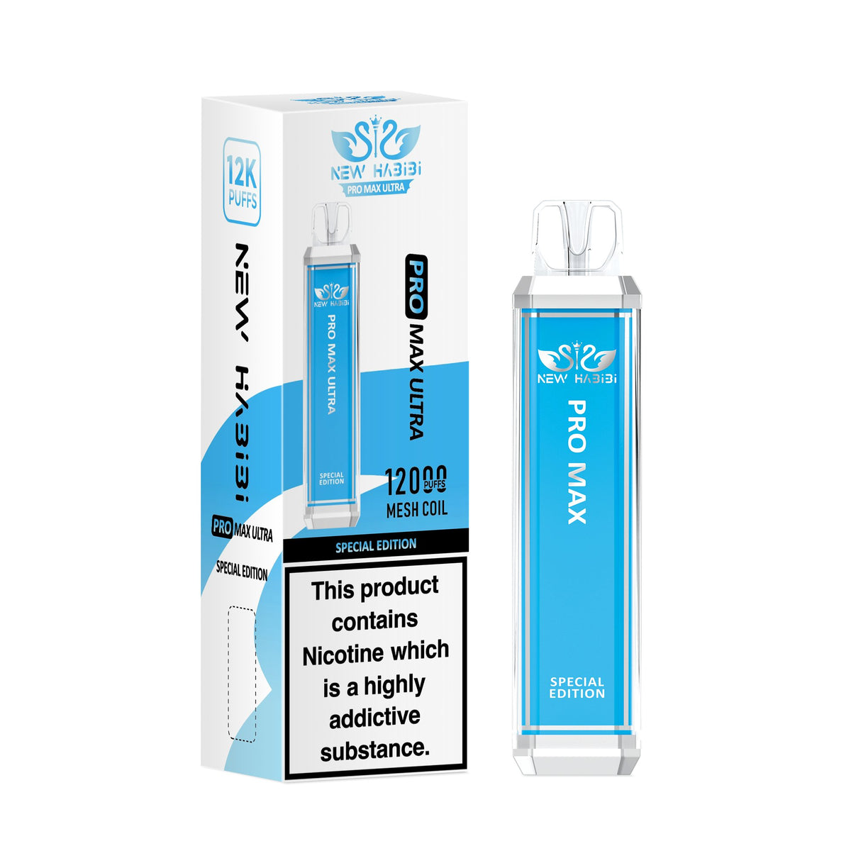 New Habibi Pro Max Ultra 12000 Puffs Disposable Vape - Clouds Vapes