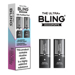 The Bling Ultra Plus 30k Replacement Pods Box of 5 - Clouds Vapes