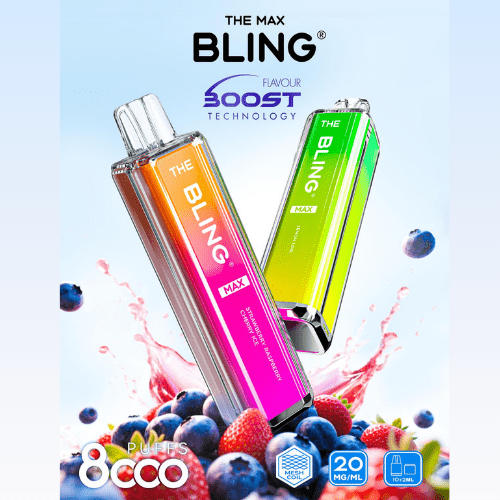 The Crystal Bling Max 8000 Preffilled Pod Kit - Clouds Vapes