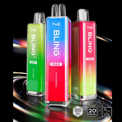 The Crystal Bling Max 8000 Preffilled Vape Kit Box of 5 - Clouds Vapes