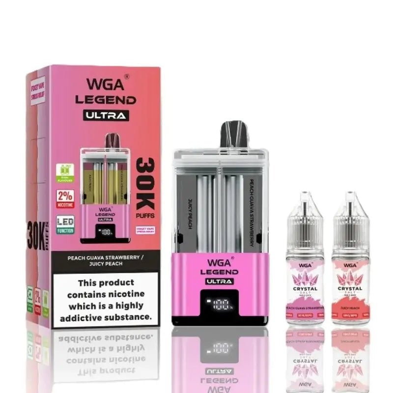 WGA Legend Ultra 30k Disposable Vape Box of 5 - Clouds Vapes