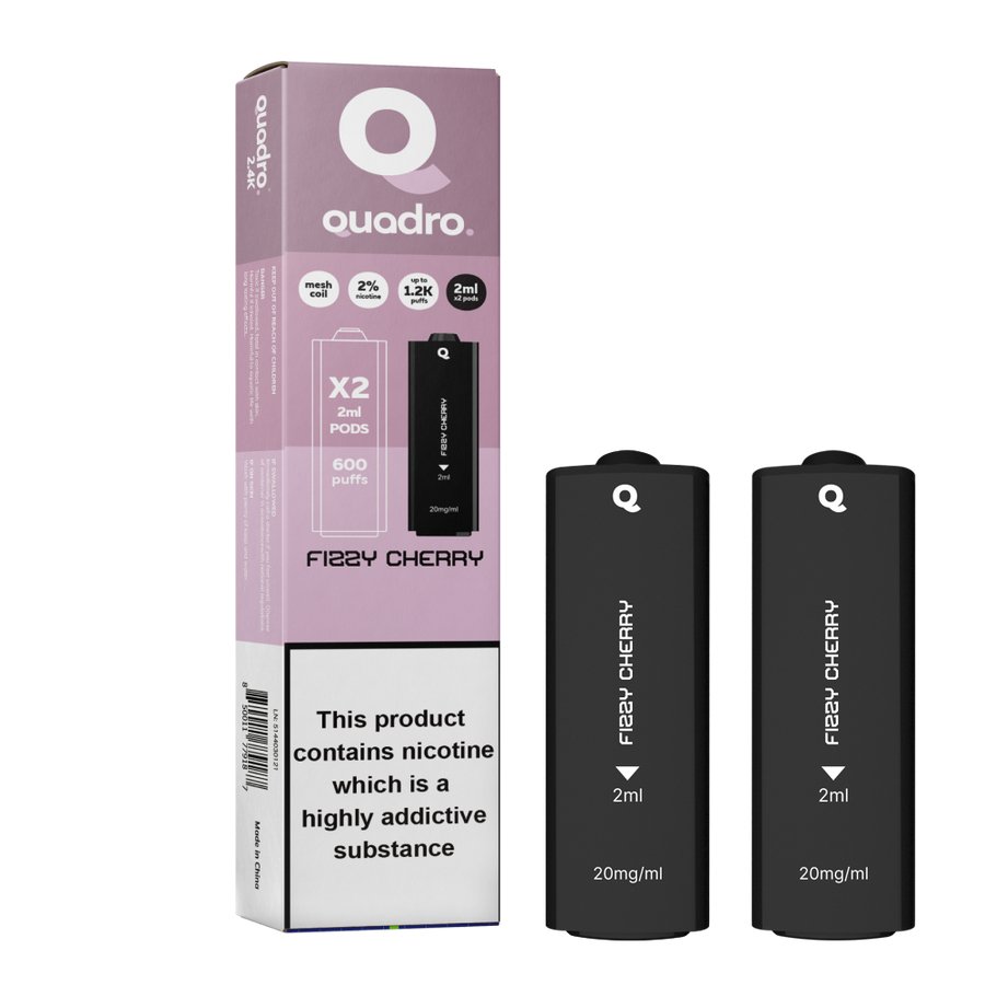 4 in 1 Quadro 2400 Puffs Replacement Pods - Clouds Vapes