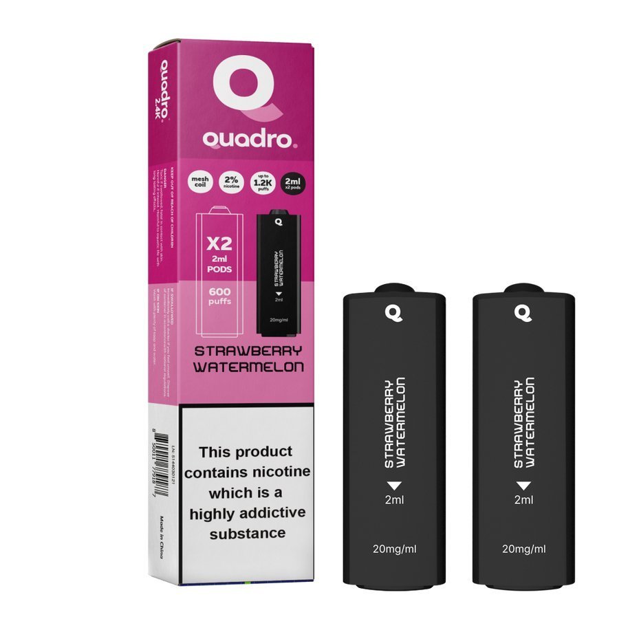 4 in 1 Quadro 2400 Puffs Replacement Pods - Clouds Vapes