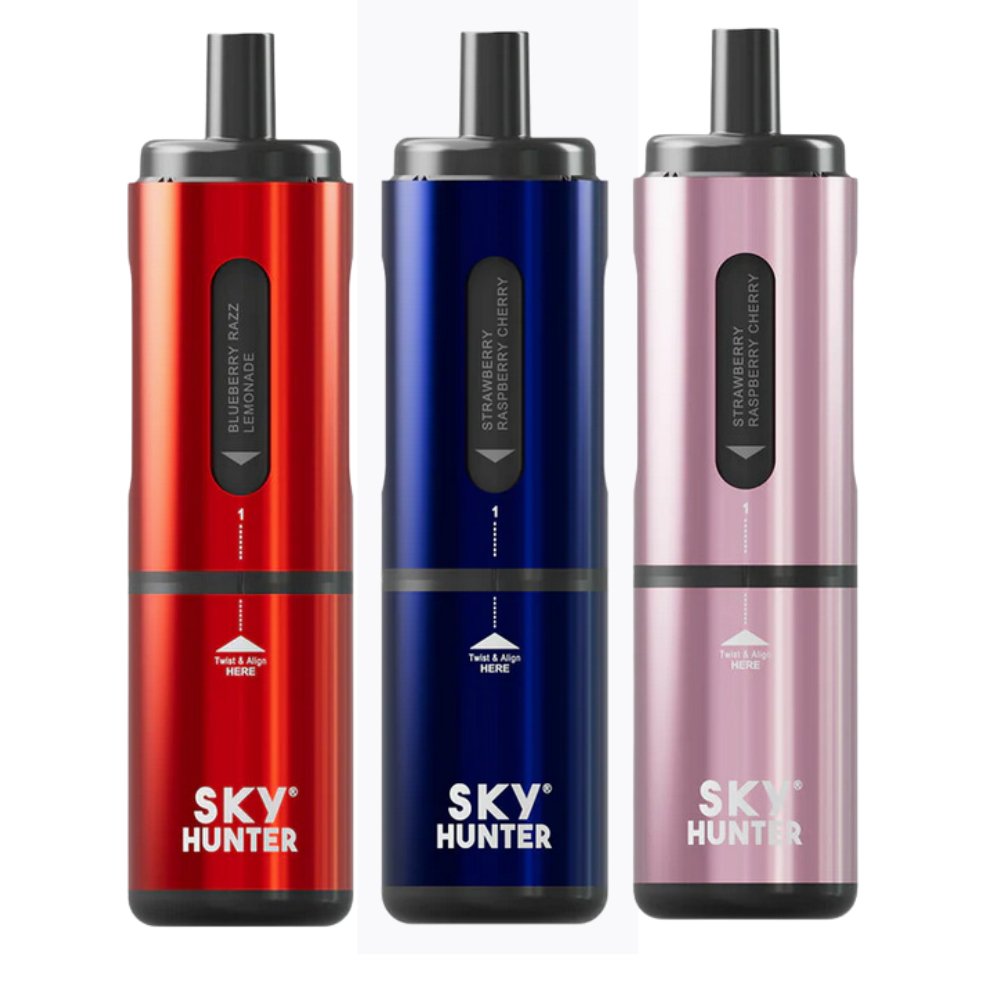 4 in 1 Sky Hunter 2600 Puffs Disposable Vape Box of 5 - Clouds Vapes
