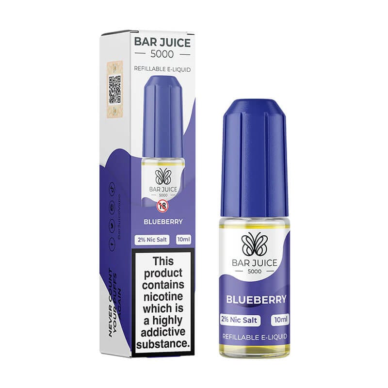 Bar Juice 5000 10ml Nic Salts E-liquids Box of 10 - Wolfvapes.co.uk-10mg