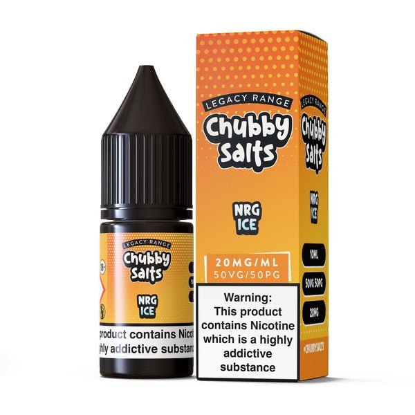 Chubby Salt E-liquids Nic Salts-10ml- Box of 10 - Wolfvapes.co.uk-NRG Ice