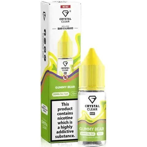 Crystal Clear 10ml Nic Salts - Wolfvapes.co.uk-Apple Peach