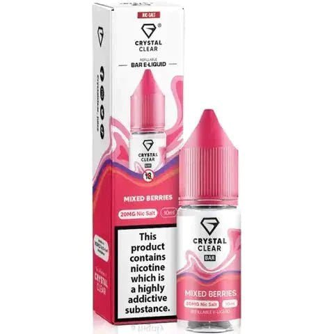 Crystal Clear 10ml Nic Salts - Wolfvapes.co.uk-Apple Peach