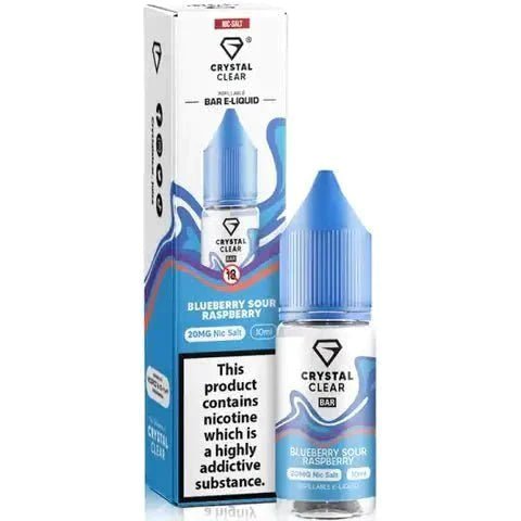 Crystal Clear 10ml Nic Salts - Wolfvapes.co.uk-Apple Peach