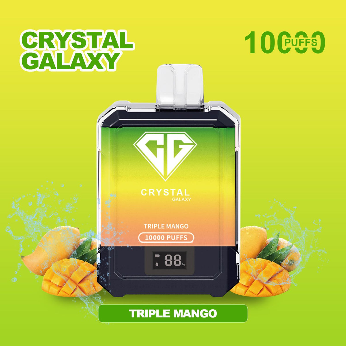 Crystal Galaxy 10000 Puffs Disposable Vape Pod Box of 10 #Simbavapes#