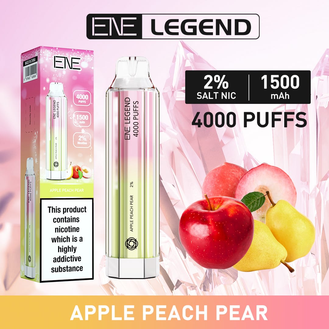 Elux ENE Legend 4000 Puffs Disposable Vape Pen (Pack of 10) #Simbavapes#