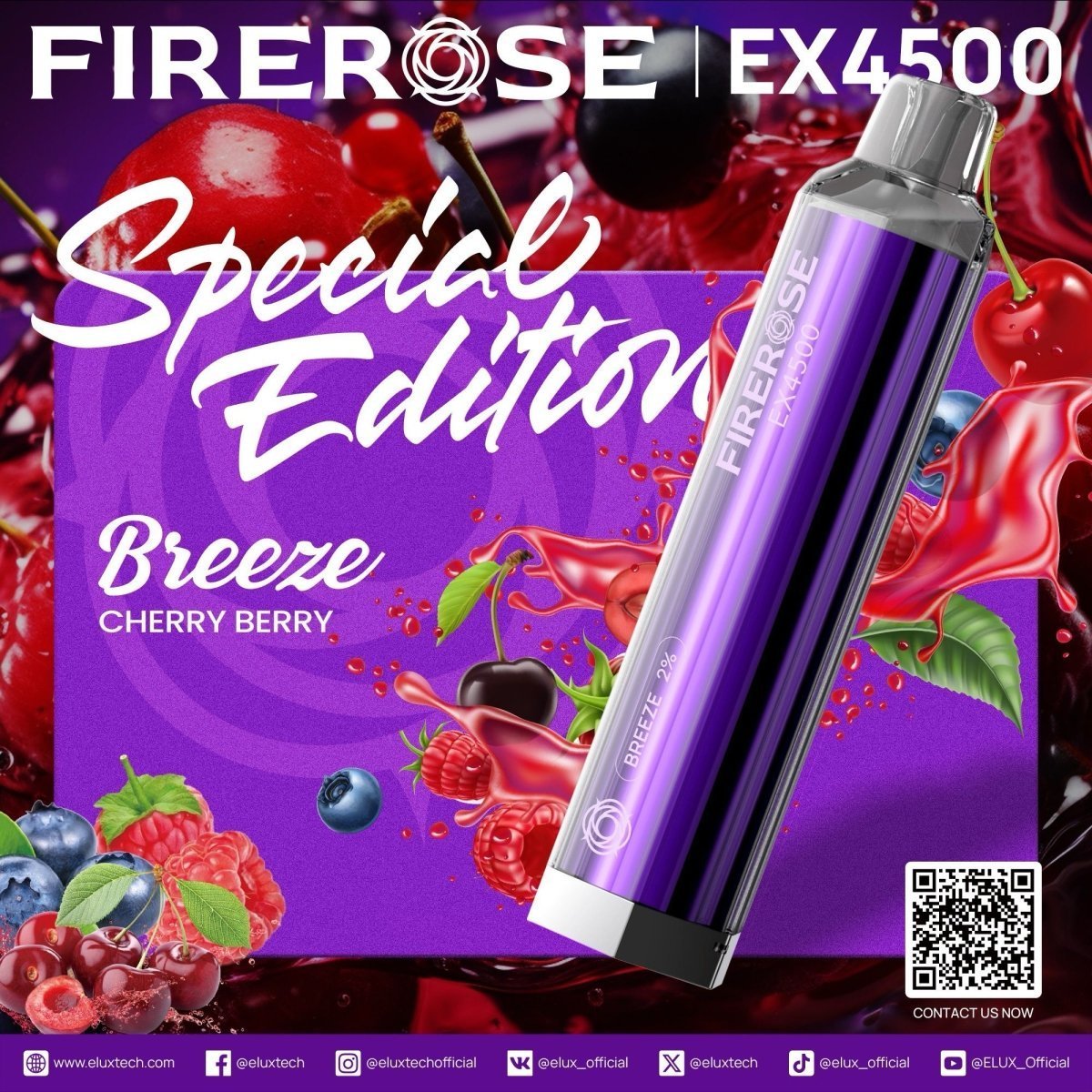 Firerose 4500 Puffs Special Edition Disposable Vape (Box of 10) - Clouds Vapes