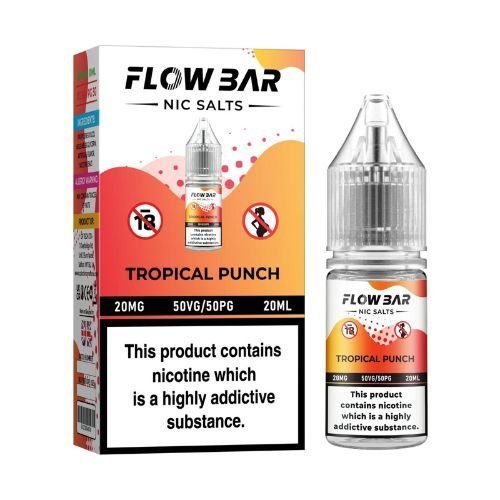 Flow Bar 20ml Nic Salts E-Liquid Pack of 10 - Clouds Vapes