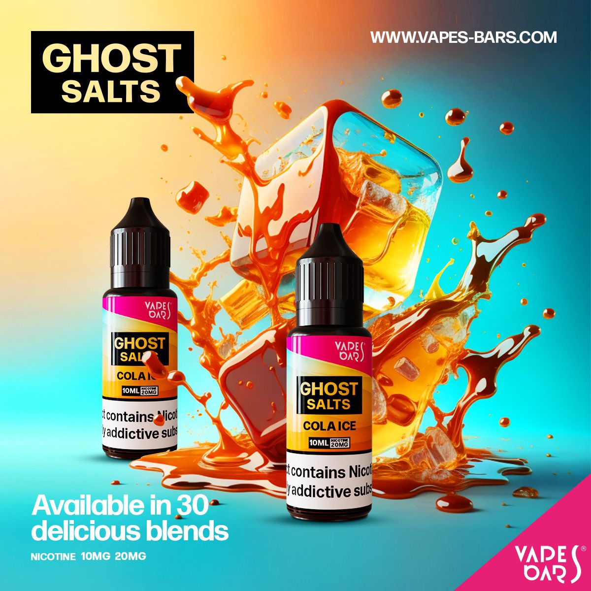 GHOST 3500 Nic Salts 10ml - Clouds Vapes